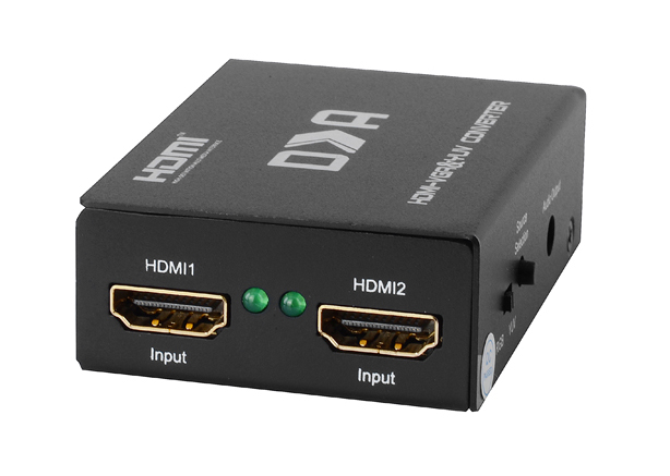 LINK-MI LM-HVY01 HDMI to VGA Converter Box, 100% Digital HDMI to VGA Converter Box Compliant With DV