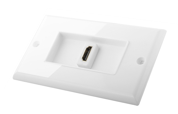 LINK-MI LM-EW07 White Best Single Port HDMI Female Outlet Wholesale Price In China