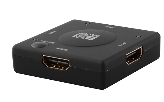 Factory Price LINK-MI LM-SW09 Square HDMI Selector, 3 HDMI Female Input * 1 HDMI Female Output, with