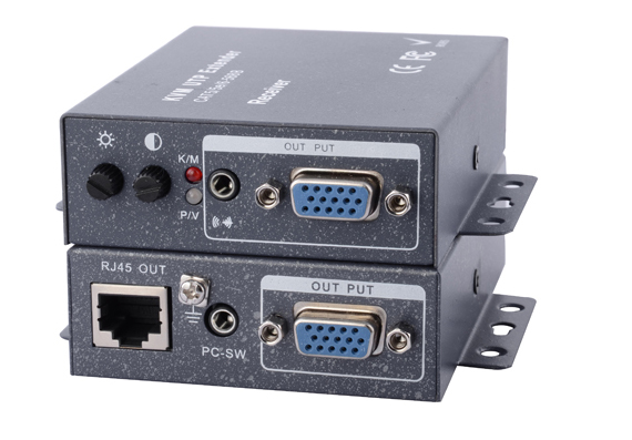 LINK-MI LM-K102TR PS/2 VGA KVM Extender Sender Transmitter Receiver Extend 200m