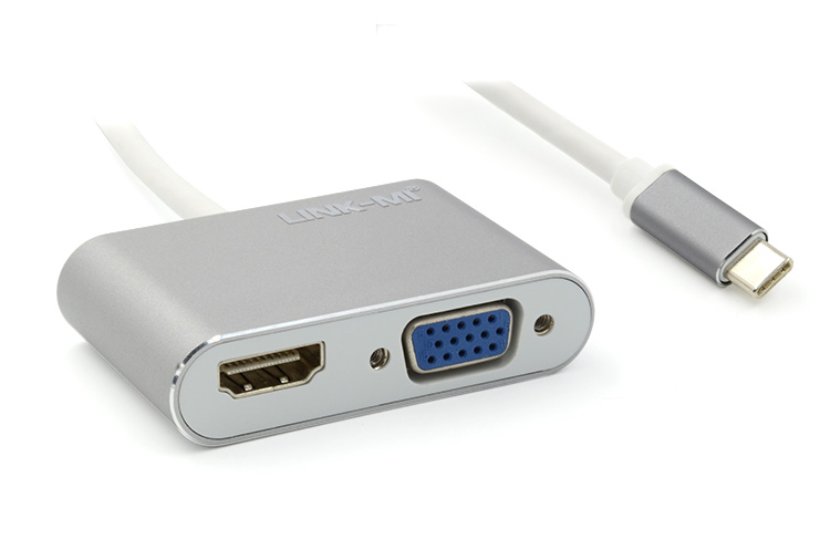 LINK-MI LM-TCVH1 Type-C to HDMI/VGA cable