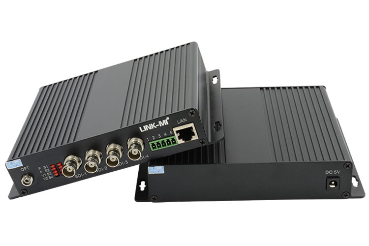 LINK-MI LM-SF44N 4ch multifunctional /HD-SDITo Fiber Converter