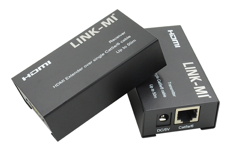 LINK-MI LM-EX11 50m HDMI Extender Over Single Cat5e/6 Cable