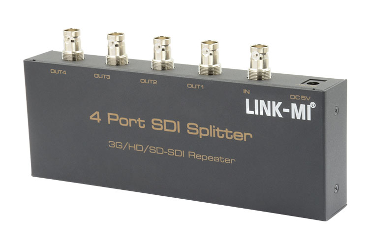 LINK-MI LM-SS14 SD/HD-SDI/3G-SDI Repeaters 1x4 SDI splitter