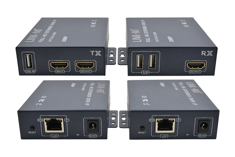 LINK-MI LM-K200HC 200M HDMI KVM Extender Over TCP/IP with Loop out, Support point to multi point