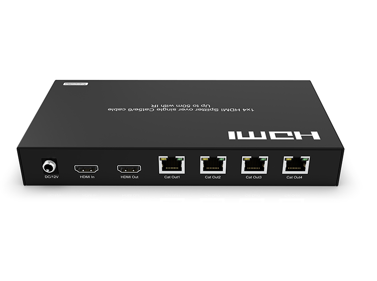 LINK-MI LM-SPE104D 1x4 HDMI Splitter Over Single Cat5e/6 CableUp to 50M with IR